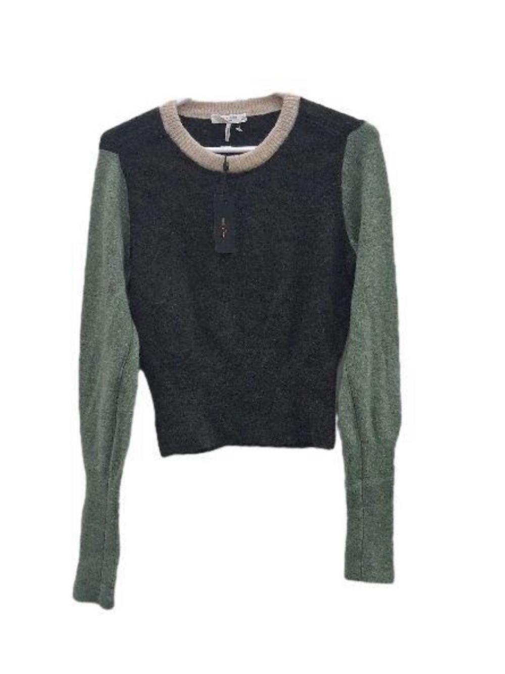 Rag & Bone Green Lindsay Crew Sweater